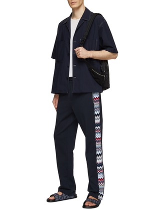 Figure View - Click To Enlarge - MISSONI - French Terry Cotton Jogger Pants