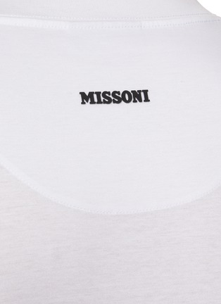  - MISSONI - Rubber Logo Print Cotton T-Shirt