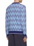 Back View - Click To Enlarge - MISSONI - Chevron Jacquard Knitted Cardigan