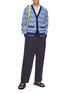 Figure View - Click To Enlarge - MISSONI - Chevron Jacquard Knitted Cardigan
