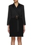 Main View - Click To Enlarge - MARELLA - Belted Crepe Blazer Dress