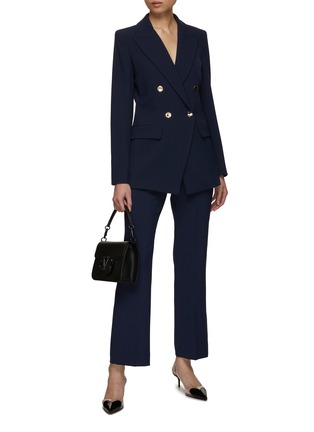 Figure View - Click To Enlarge - MARELLA - Double Breasted Blazer