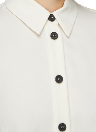  - MARELLA - Contrasting Buttons Pulled Waist Shirt Dress