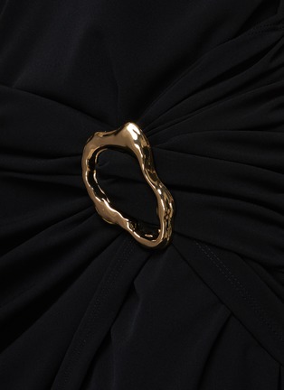  - MARELLA - Gold Ring Jersey Dress