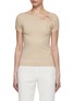 Main View - Click To Enlarge - MARELLA - Gold C Ring Knit Top