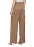Back View - Click To Enlarge - MARELLA - Satin Tailored Cargo Pants