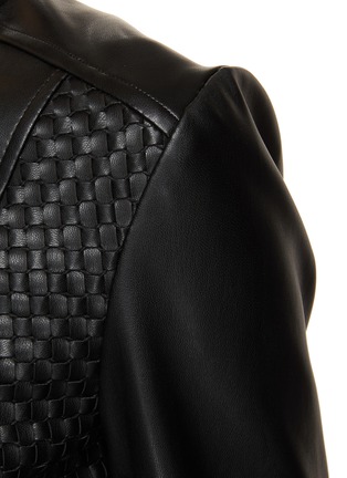  - MARELLA - Braided Faux Leather Jacket