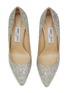 Detail View - Click To Enlarge - JIMMY CHOO - Romy 85 Glitter Pumps