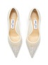 Detail View - Click To Enlarge - JIMMY CHOO - Love 85 Crystal Mesh Pumps
