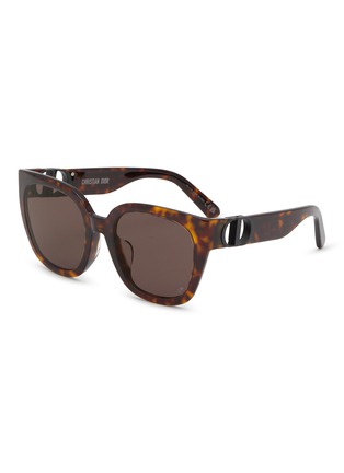 Main View - Click To Enlarge - DIOR - 30Montaigne S10F Tortoiseshell Effect Acetate Square Sunglasses