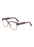 Main View - Click To Enlarge - DIOR - DiorPrismeo S2F Acetate Square Frame Optical Glasses
