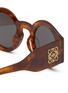 Detail View - Click To Enlarge - LOEWE - Acetate Oval Sunglasses