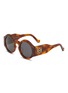 Main View - Click To Enlarge - LOEWE - Acetate Oval Sunglasses