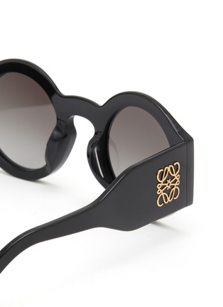 Detail View - Click To Enlarge - LOEWE - Oval Acetate Sunglasses