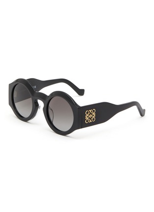 Main View - Click To Enlarge - LOEWE - Oval Acetate Sunglasses