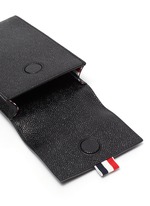 THOM BROWNE | Pebble grain leather phone holder | Men | Lane