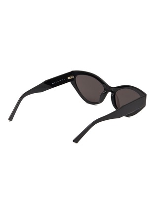Figure View - Click To Enlarge - BALENCIAGA - Acetate Oval Cat Eye Sunglasses
