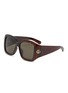 Main View - Click To Enlarge - GUCCI - Injection Square Sunglasses