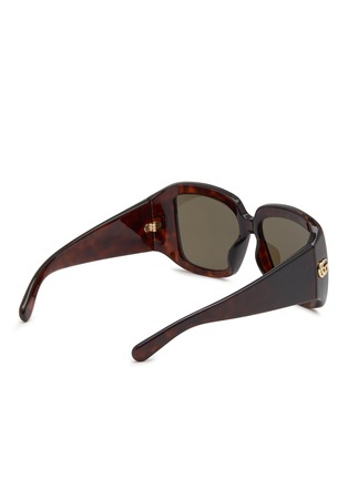 Figure View - Click To Enlarge - GUCCI - Injection Square Sunglasses