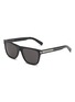Main View - Click To Enlarge - SAINT LAURENT - Black Panthos Acetate Sunglasses
