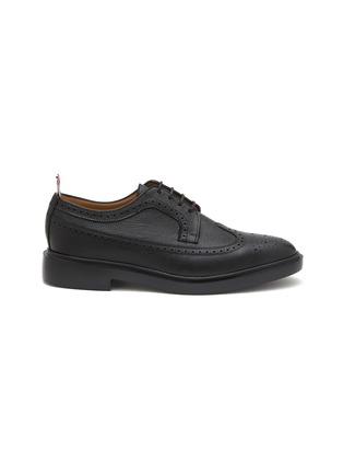 Main View - Click To Enlarge - THOM BROWNE  - Wingtip Leather Brogue Derby Shoes