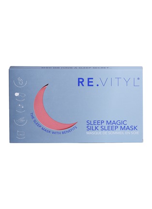 Main View - Click To Enlarge - RE.VITYL - Sleep Magic Embroidered Silk Mask — Dreamland