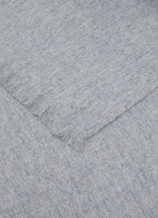 Detail View - Click To Enlarge - JOVENS - Fringed Cashmere Shawl