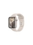 Main View - Click To Enlarge - APPLE - Apple Watch Series 9 GPS — Starlight Aluminium Case 45mm/Starlight Sport Band M/L