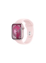 Apple Watch Series 9, 45mm, Pink Aluminium Pink Sport Band M/L