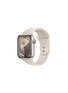 Main View - Click To Enlarge - APPLE - Apple Watch Series 9 GPS + Cellular — Starlight Aluminium Case 45mm/Starlight Sport Band M/L
