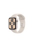 Main View - Click To Enlarge - APPLE - Apple Watch SE GPS — Starlight Aluminium Case 44mm/Starlight Sport Band M/L