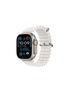 Main View - Click To Enlarge - APPLE - Apple Watch Ultra 2 GPS + Cellular — Titanium Case 49mm/White Ocean Band