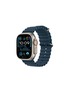 Main View - Click To Enlarge - APPLE - Apple Watch Ultra 2 GPS + Cellular — Titanium Case 49mm/Blue Ocean Band