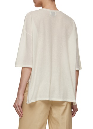 Back View - Click To Enlarge - SA SU PHI - Cashmere Silk Knitted Top