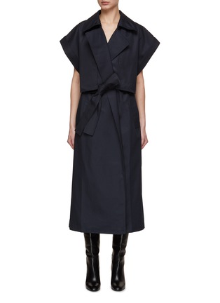Main View - Click To Enlarge - SA SU PHI - Giorgia Short Sleeve Belted Trench Coat
