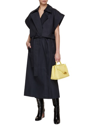 Figure View - Click To Enlarge - SA SU PHI - Giorgia Short Sleeve Belted Trench Coat