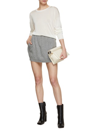 Figure View - Click To Enlarge - SA SU PHI - Mini Cashmere  Knit Skirt