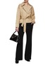 Figure View - Click To Enlarge - SA SU PHI - Valentina Belted Short Trench Jacket