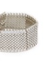 Detail View - Click To Enlarge - CZ BY KENNETH JAY LANE - Cubic Zirconia Rhodium Plated Brass Statement Thick Bracelet