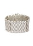 Main View - Click To Enlarge - CZ BY KENNETH JAY LANE - Cubic Zirconia Rhodium Plated Brass Statement Thick Bracelet