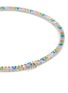 Detail View - Click To Enlarge - CZ BY KENNETH JAY LANE - Cubic Zirconia Rhodium Plated Brass Emerald Tennis Necklace