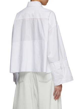 Back View - Click To Enlarge - MM6 MAISON MARGIELA - Deconstructed Shirt