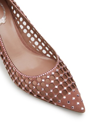 Detail View - Click To Enlarge - RENÉ CAOVILLA - Margot 80 Strass Embellished Pumps