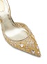 Detail View - Click To Enlarge - RENÉ CAOVILLA - Cinderella 80 Strass Embellished Mesh Pumps