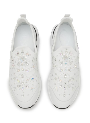 Detail View - Click To Enlarge - RENÉ CAOVILLA - Morgana Rhinestone Embellished Sneakers