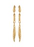 Main View - Click To Enlarge - MISSOMA - Wavy Ridge 18K Gold Plated Triple Drop Earrings