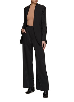 Figure View - Click To Enlarge - MM6 MAISON MARGIELA - Folded Waistband Tailored Pants