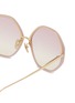 Detail View - Click To Enlarge - LINDA FARROW - Alona Acetate Round Sunglasses