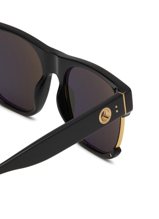 Detail View - Click To Enlarge - LINDA FARROW - Lomas Acetate & Metal Square Sunglasses