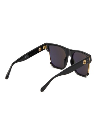 Figure View - Click To Enlarge - LINDA FARROW - Lomas Acetate & Metal Square Sunglasses